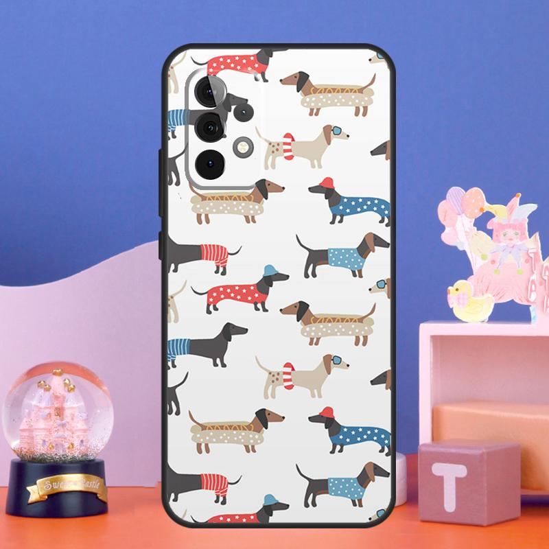 

Dachshund Sausage Dog Case For Samsung Galaxy A16 A26 A36 A56 A15 A35 A55 A34 A54 A52 A12 A32 A13 A33 A53 A17 A06 Samsung A17