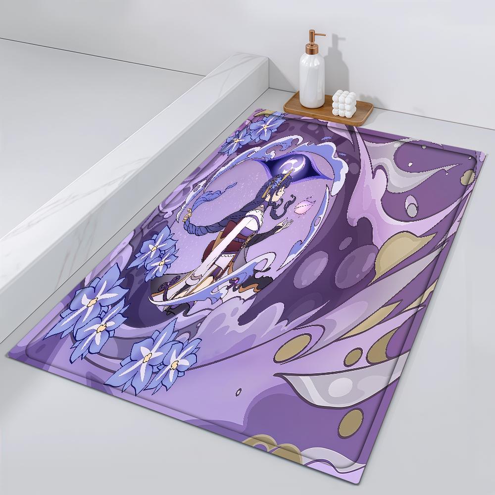 Door Mat Game G-Genshin Bedside Entrance Role Bath Yo Floor Decoration Corridor Door Mat Playing Carpet Living Room Balcony