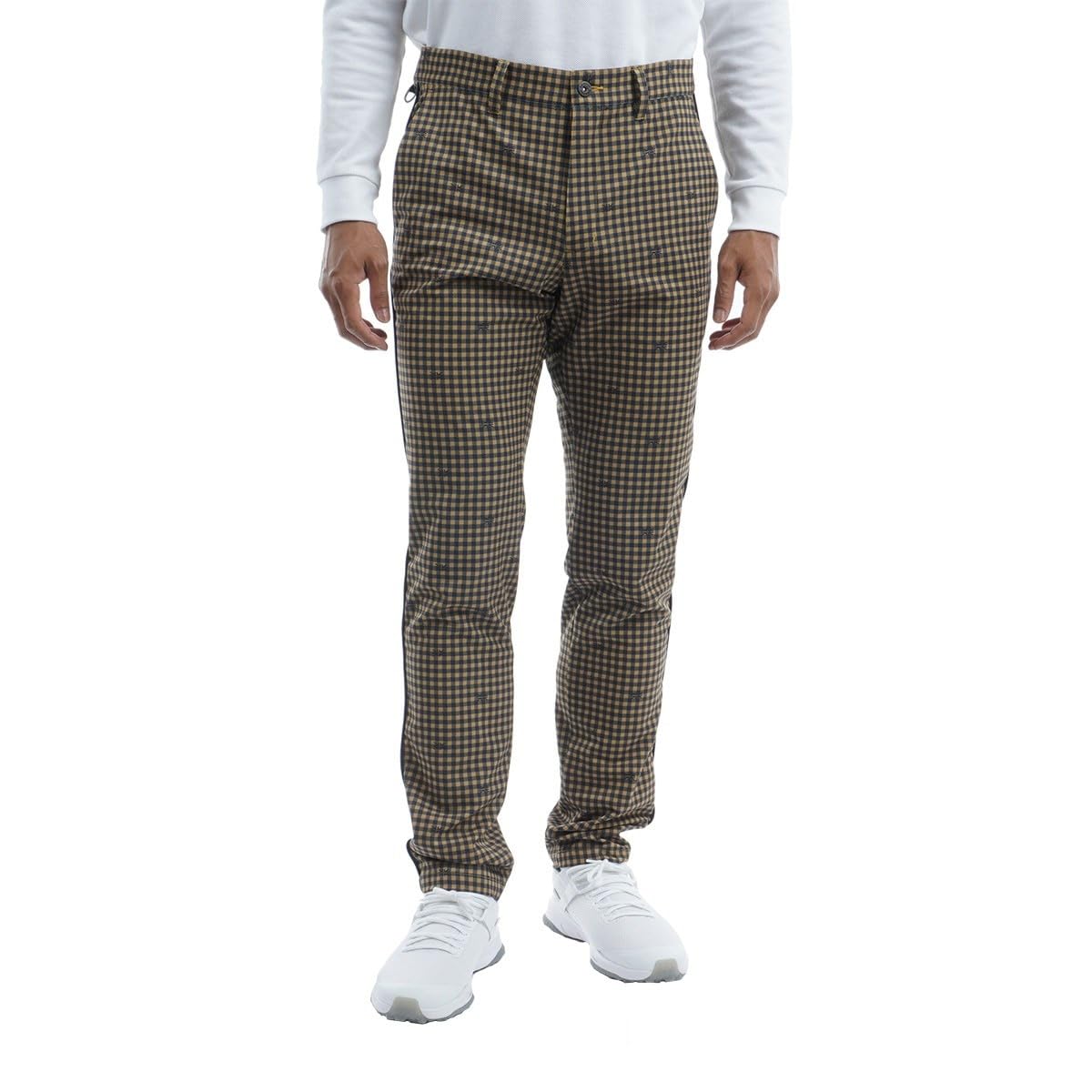 

Admiral Golf ADMA2A4 Men s Monogram Tapered Pants, Beige, Size L