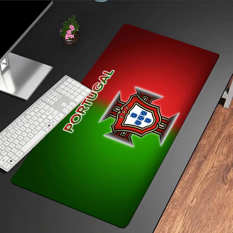 Portugal Football Crest Mouse Pad Mouse Pad, Gaming Mouse Pad, Keyboard Pad, Desk Decor for Computer Notebook Fan Gift Birthday Gift