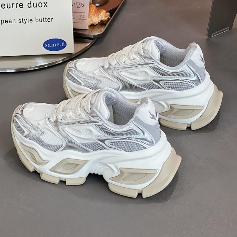 New cross-pupil cat's eye shoes sports and leisure shoes children's spring and summer versatile lightweight height increase women