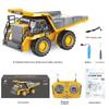 2.4G Remote Control Excavator Dump Truck 11 Channel Alloy Plastic Construction Vehicle Simulation Children'S Car Kid Gift