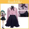 Hatsune Miku Vampire Cosplay Costume Dress Uniform Outfit Halloween Fancy Dress Party
