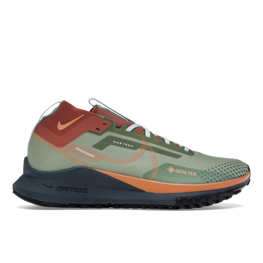 Nike Pánské boty React Pegasus Trail 4 GORE-TEX Alligator Orange Trance Green Mint-Foam Canyon-Rust DJ7926-300