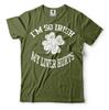 I Am So Irish My Liver Hurts Funny Saint Patricks Day Ireland Holiday Tee Shirt