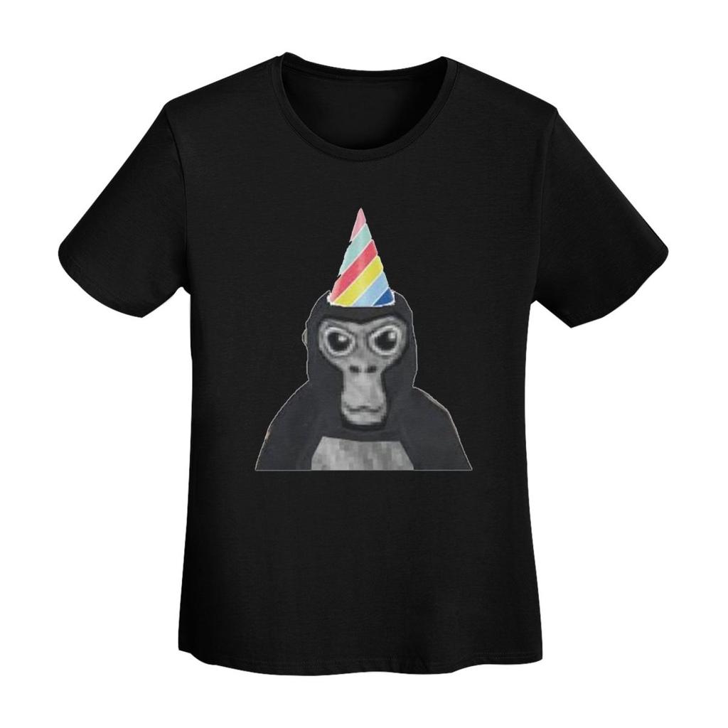 Gorilla Tag Monkey TShirt Women Short Sleeve T Shirts ONeck Streetwear Cotton Summer Tees Streetwear