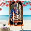 JoJo's Adventure: Vento Aureo Beach Towel Beach Towel for Vacation Photos Beach Seaside Swim Quick-drying Swim Towel Fashion Beach Towel