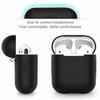 Silicone Mini Earphone Protective Case Storage Box with Lanyard for Air-Pods 1 2