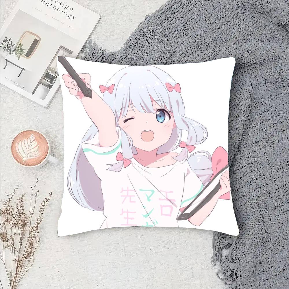 Anime Eromanga Sensei Pillow Case Sofa Cushion Cover Room Home Decoration