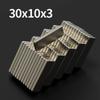 Magneti al Neodimio Potenti 30x10x3mm N35 NdfeB Magneti Permanenti Blocco Magneti Super Forti per Frigorifero Fai da Te