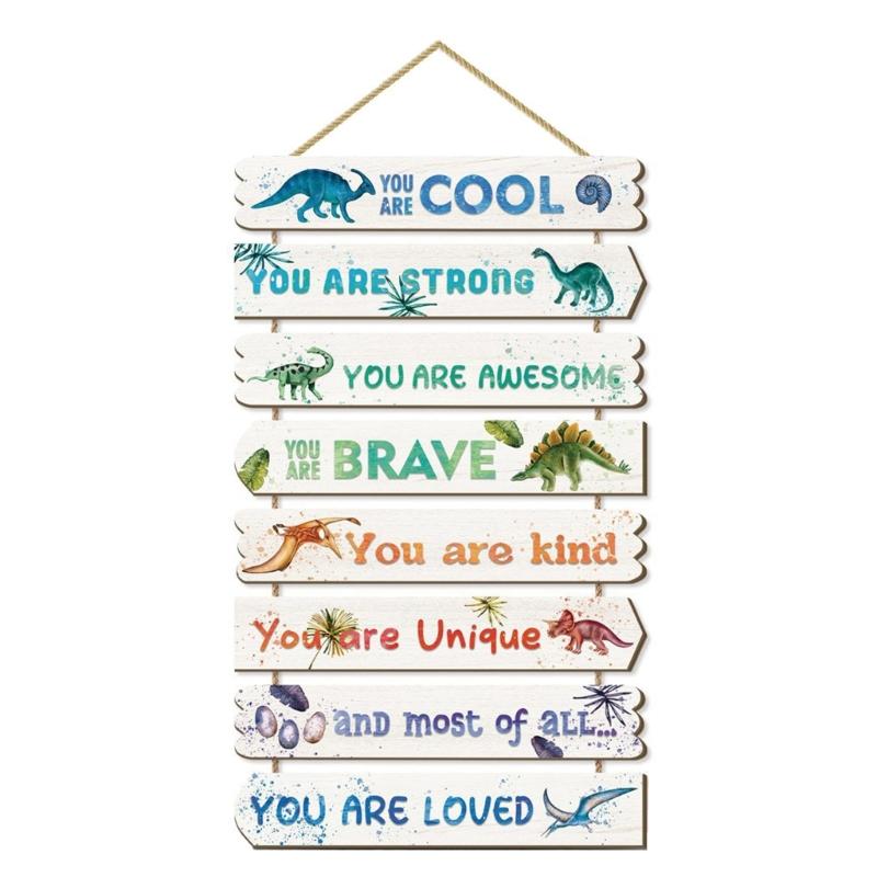 Wooden Hanging Motivational Wall Art Decoration Sign Inspirational Wall Art Decors Inspiring Positive Quotes Wall Decors