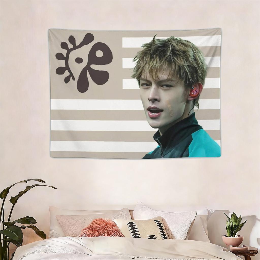 1pc Curtis James Tapestry James Flag Wall Hanging Kpop Aesthetic Room Decor Fan Art Wall Cloth Flat Print