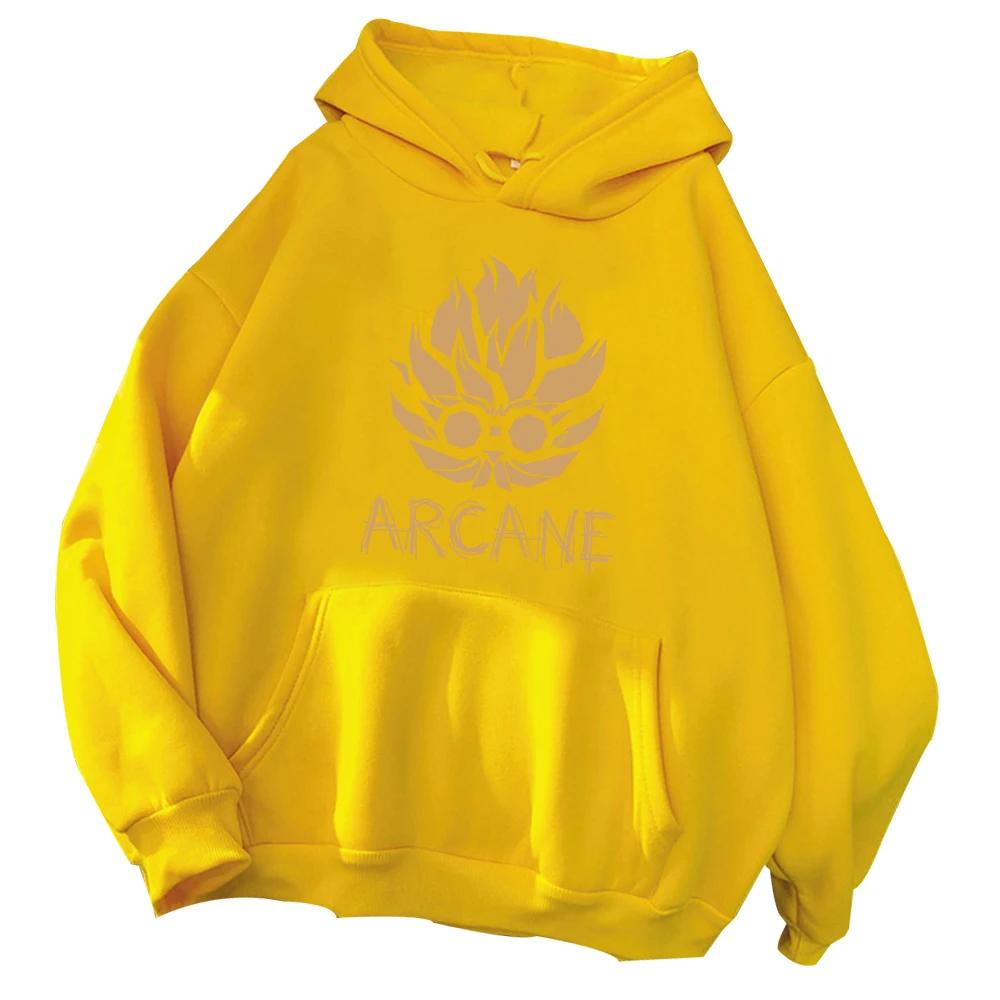 Arcane Heimerdinger Sudadera con capucha de estilo minimalista Harajuku Jersey Tops Sudadera Regalo para fanáticos