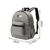 Monochrome Simple Lightweight Leisure Foldable Backpack For Hiking Sports And