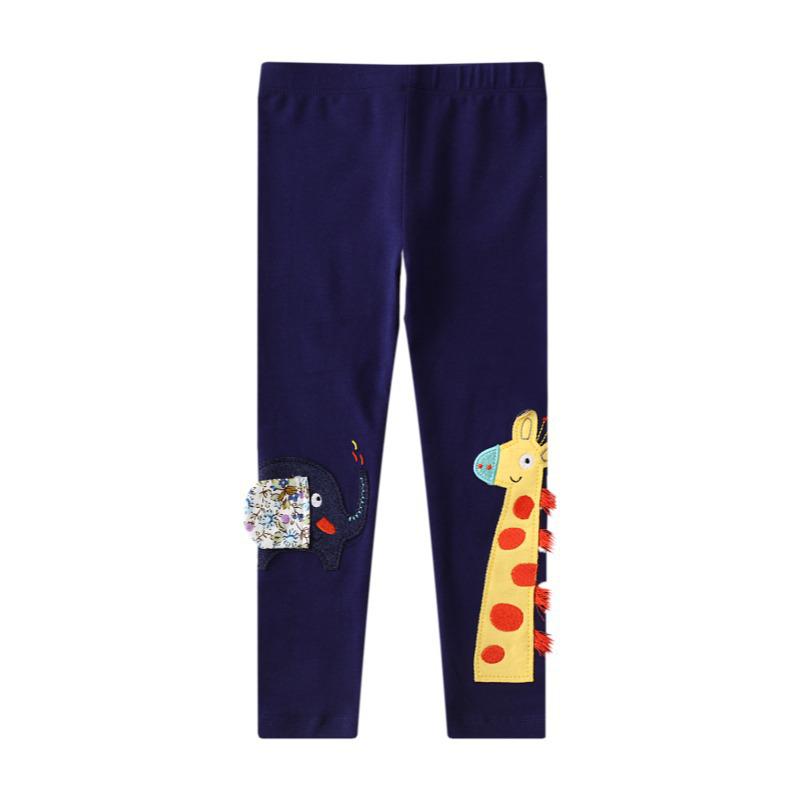 2026 Autumn Girls' Knitted Base Layer Pants - European & American Style