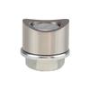 Oxygen Sensor Stainless Steels Bung Plug Nut Stepped Mounting Cap Kit Plug Nut Plug Wideband Nut Fitting Weld Bungs M18X1.5 Sensors Oxygen 5