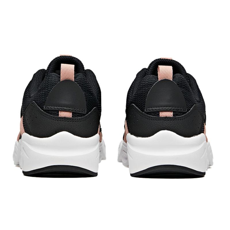 Anta Running Shoes Women's Low Top Black/Anta White/Rose Gold Sneakers 121935524R-4
