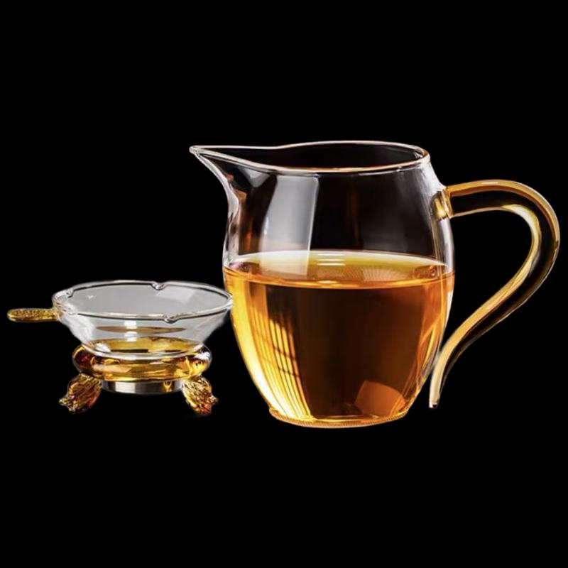 Glass Tea Server & Strainer Set