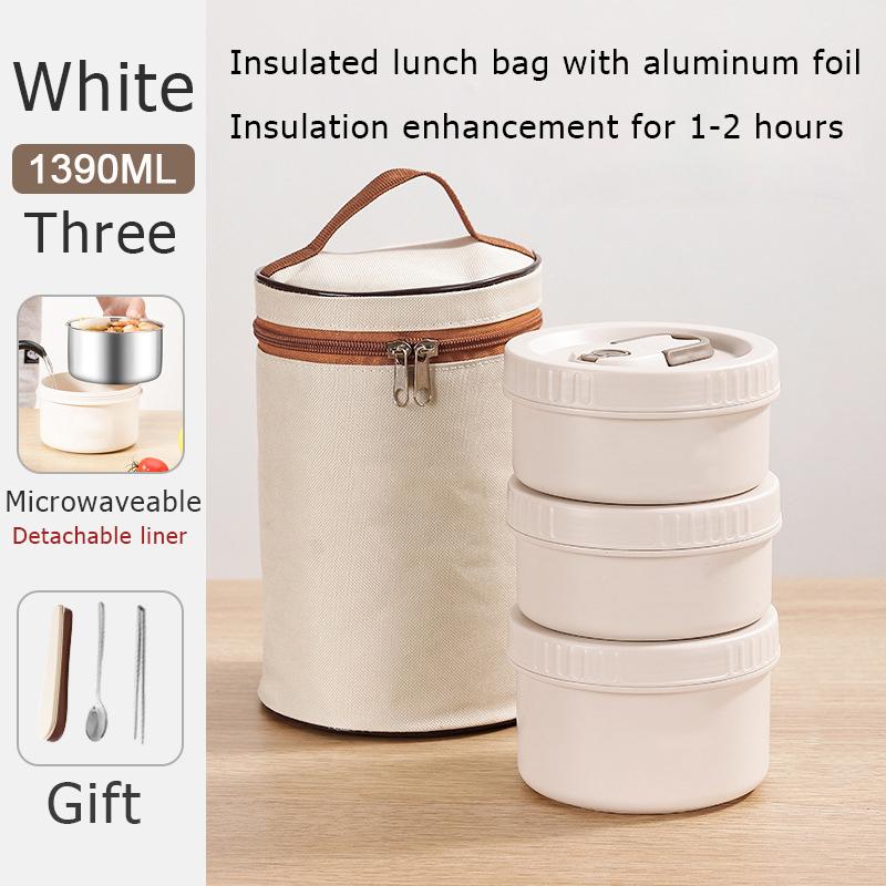 New Thermal Lunch Box Portable Japanese Style Bento Box Lunchbox Leakproof Food Container Microwave Oven Dinnerware for Students