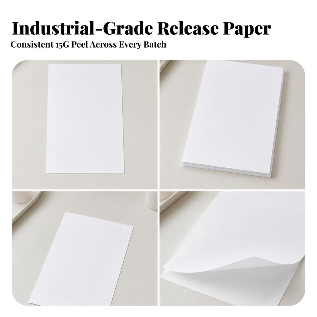 Easy Peel-off Release Paper Sheet Heat-Resistant Single-Sided