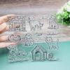 Cat and Dog Transparent Clear Stamp for DIY Scrapbooking/Card Making/Kids Christmas Fun Decoration Supplies