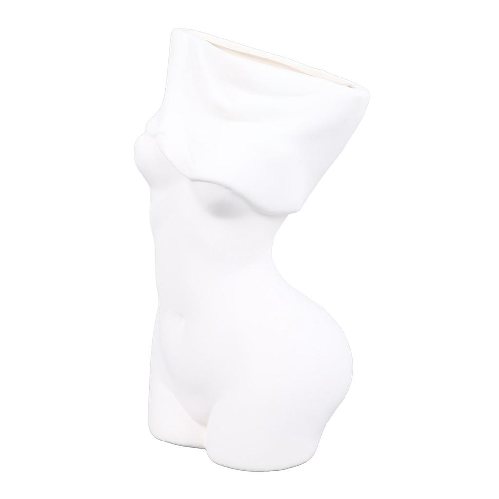 Feminine Body Vase Ceramic Modern Decorative Feminine Curve Flower Vase for Bedroom Living Room