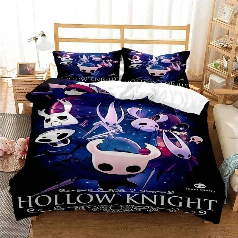 Game Hollow Knight Bedding Sets 3D Print Comfortable Duvet Cover Set With Pillowcase For Kids Room Decoration Home Textile