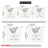 2pcs 2D Flat Printing Party Curtain Eucalyptus New Mercies Morning Polyester Without Electricity Family Party Perfect for Living