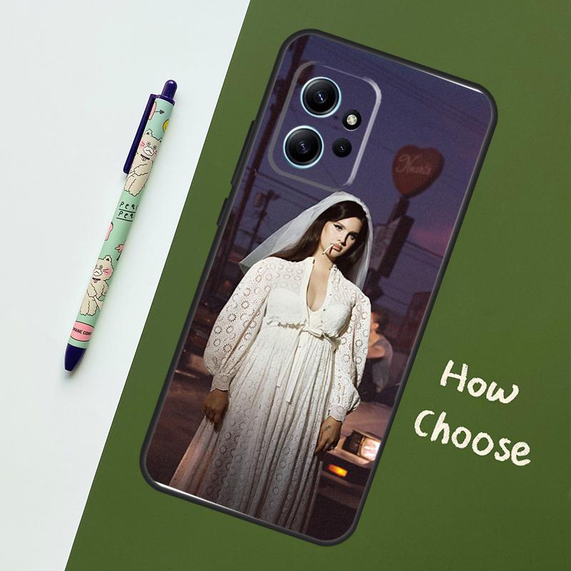 Lana Del Rey Case For Xiaomi Redmi Note 15 Pro Plus 14 13 10 11 12 Cover For Redmi 15C 15 13C 12C 14C 10C