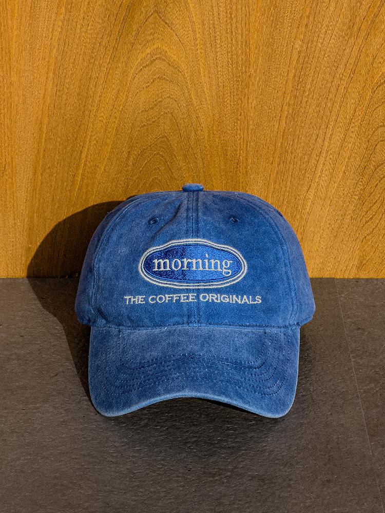 Moningkeopileonkeulleob Round Logo Ball Cap Blue