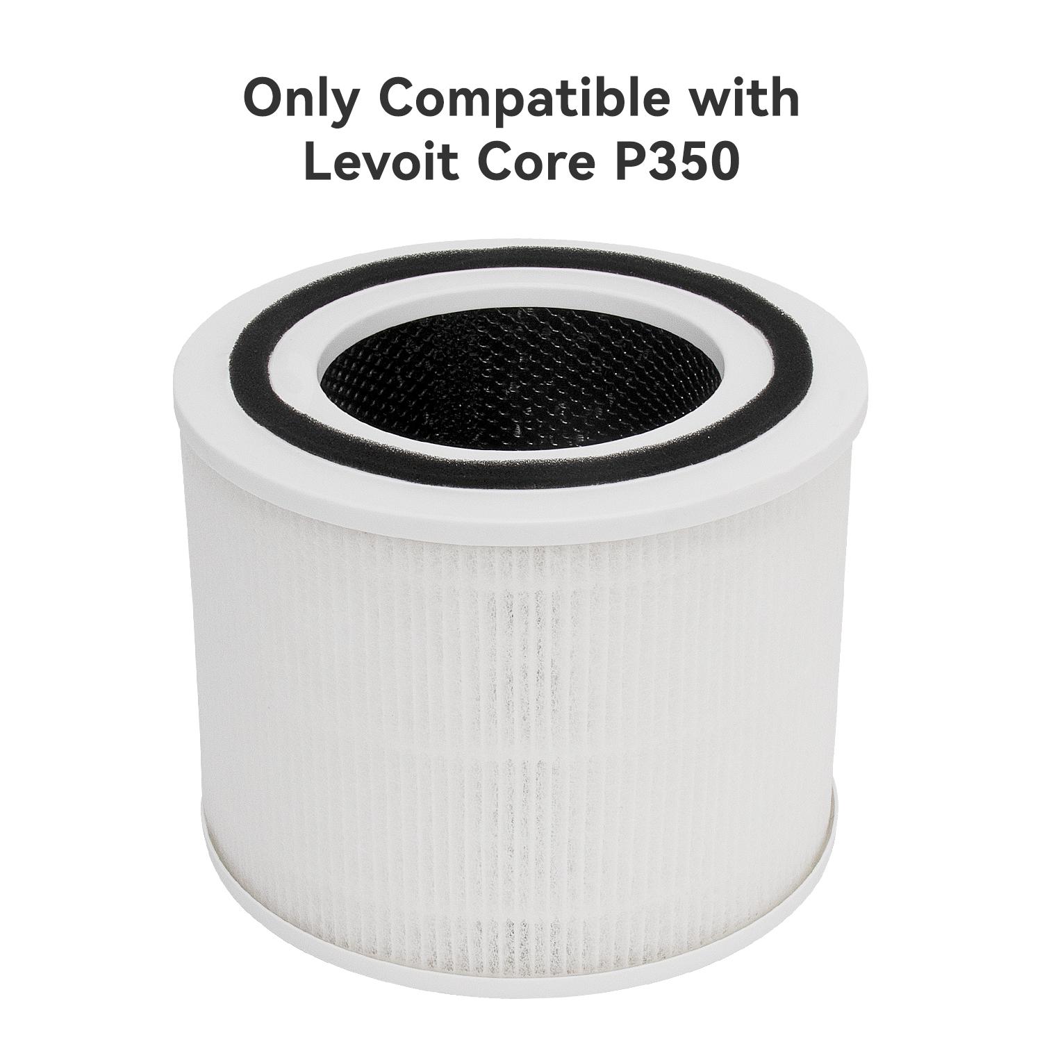 

For Core P350-RF Carbon Filter True HEPA Replacement Filter Air Purifirer for Levoit P350 Pet Care Air Purifier, 3-in-1 Odor белый