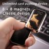 Dragon Plate Edc Fidget Toy Magnetic Infinite-Position Mechanical Card Pusher - Metal Fidget Spinner For Adult Stress Relief