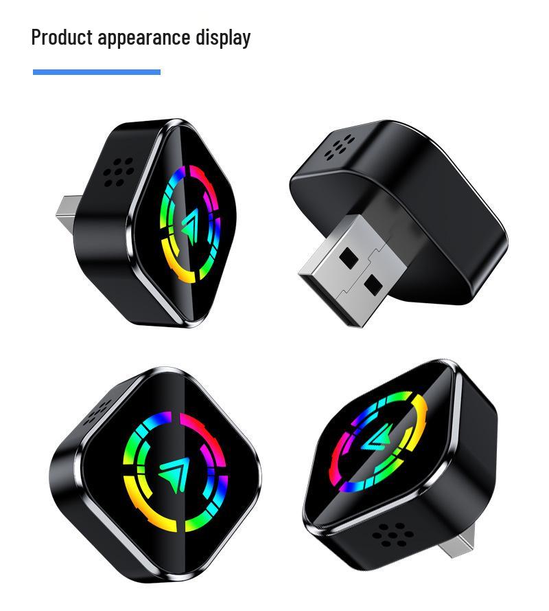 Wireless 2-in-1 CarPlay Adapter: Smart Connectivity Box for Android Auto and CarPlay