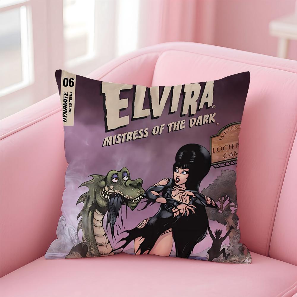 E-ElviraS Mistress Dark Cushion Cover Comfortable Reversible Pillow Cover Ideal for Car Sofa Bedroom & Beyond