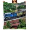 60007 Sir Nigel Gresley Locomotive Throw Blanket Beautifuls Luxury Designer Winter beds Sofa Blankets