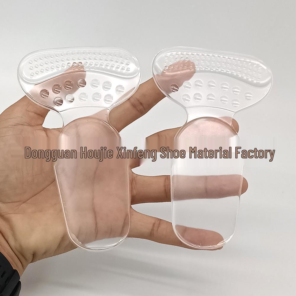 Transparent Silicone Anti-Friction Heel Grips - Invisible, Self-Adhesive Pads for Women's Shoes