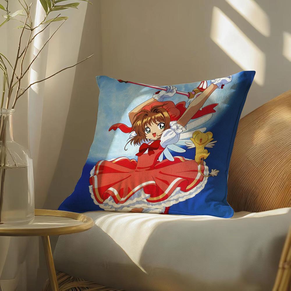 Cardcaptor Pillow Case Pillowcase, Double-Sided Printed, Sofa Cushion, Bedroom Headboard
