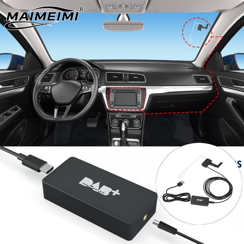 Car DAB Receiver Antenna+USB Interface For Android Car Radio GPS Stereo Car Radio USB Adapter Stereo DAB/DAB+Receiver Player