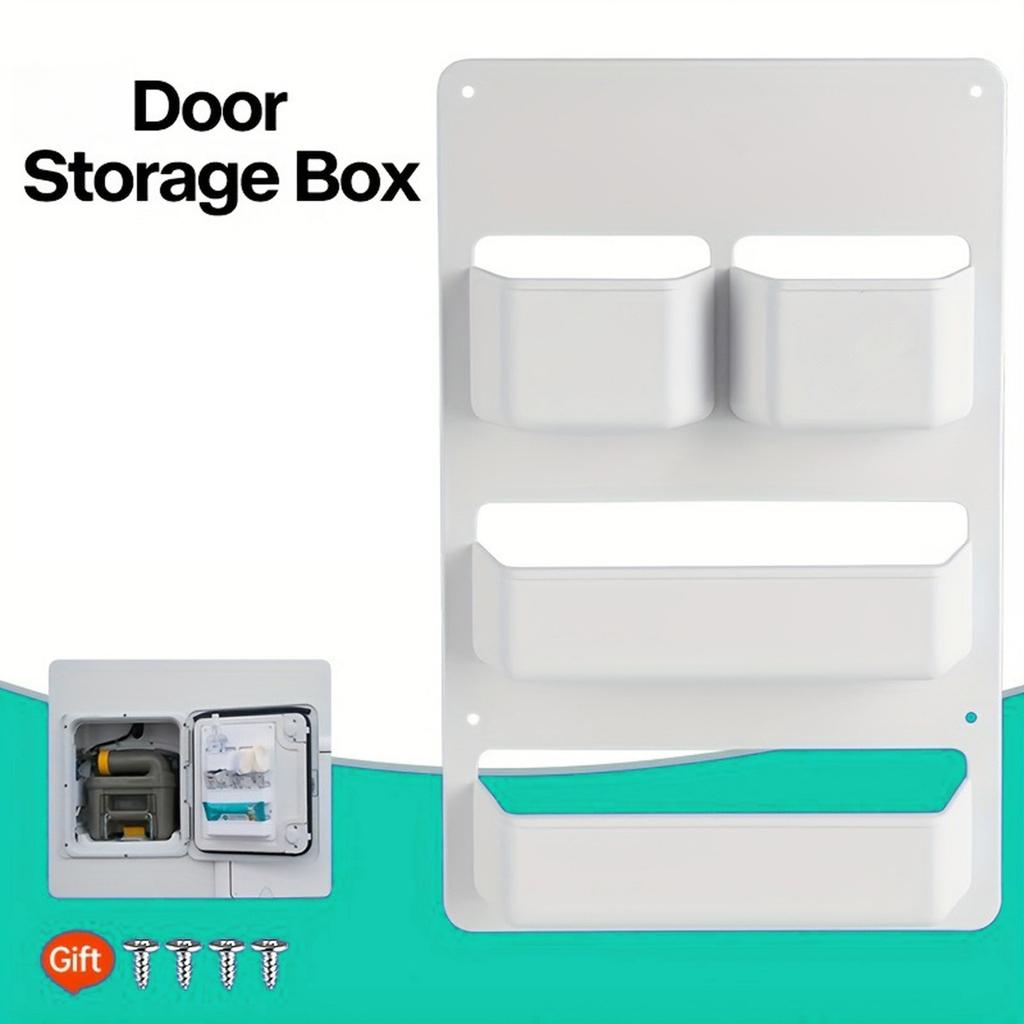 Campers Door Organizer Shelf with Quick Install Feature for Camping Trips Outdoor Adventures Dust Resistant