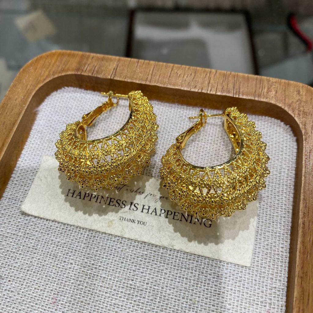 Geometric Ring Versatile Suit Design Light Luxury Temperament Fashion Trend Personality Earrings Earrings Earrings