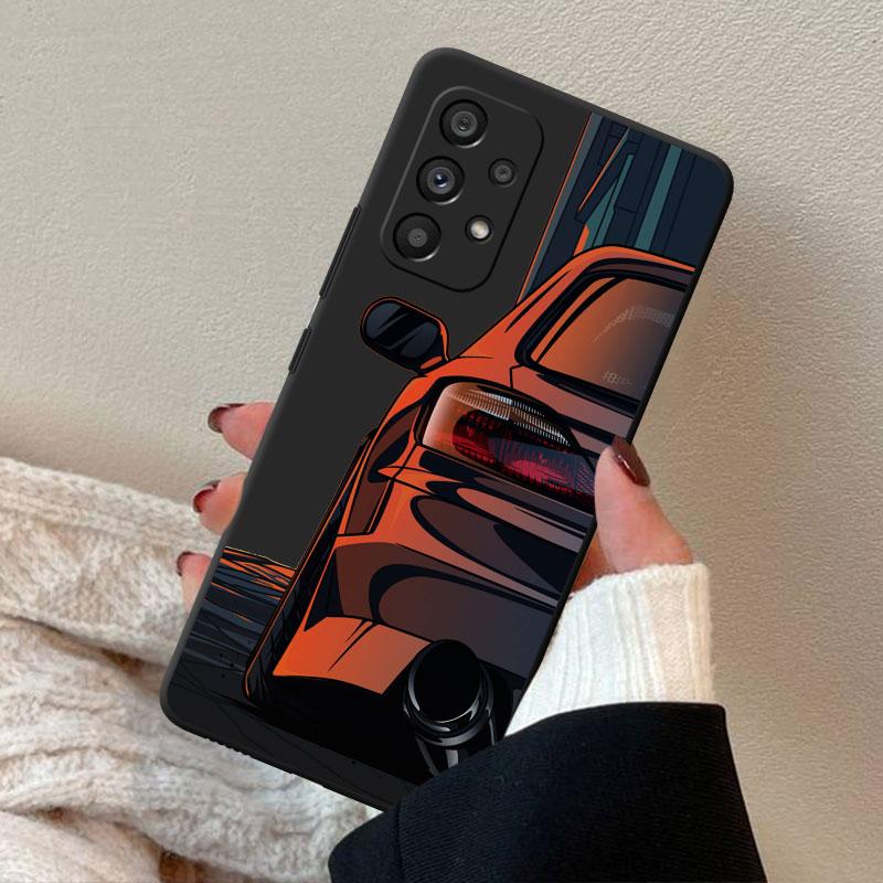 Men Cool Sports Cars Case For Samsung Galaxy M23 M52 M31 M53 M31s M33 M32 5g M13 M30s M04 M11 M51 M12 M01 Back Tpu Soft Cover