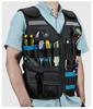 Electrician Multi-Pocket Reflective Tool Vest for Installation and Construction