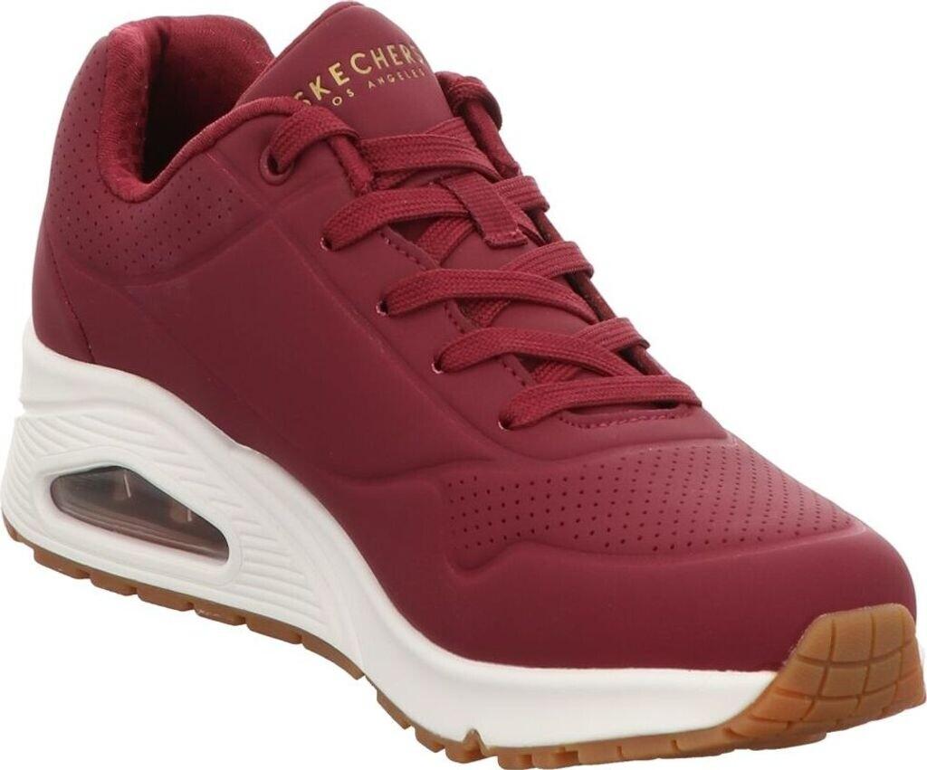 Skechers Uno - Stand On Air Женские кроссовки бордового цвета