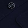 GUCCI 475970 Navy Wave Detail Wool Single Coat coat 38 NavyUsed