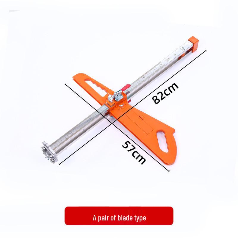 

Gypsum Board Cutting Tool: Woodworking Panel Cutter, Easy-Folding Stainless Steel Push Knife Model