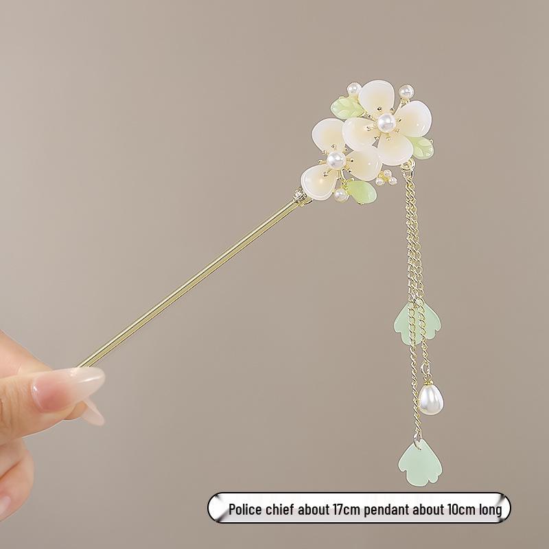 Vintage Chinese Style Hairpin for Updos - Elegant Retro Hair Stick with Tassel for Qipao