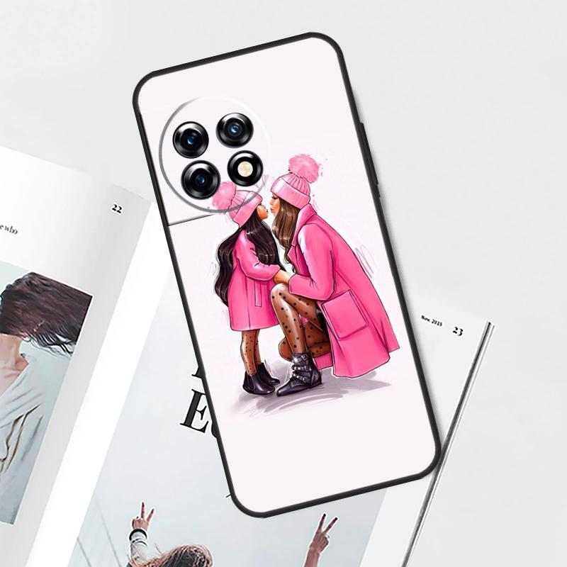Baby Mama Tochter Mädchen Sohn Papa Hülle Für OnePlus Nord 5 CE 2 3 4 Lite N20 N30 OnePlus 13T 13R 12R 9 10 Pro 11 12 13 15 Abdeckung