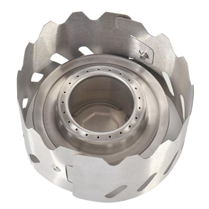 Ultralight Camping Alcohol Stove Rack Wind-proof Plate Stainless Steel Stove Windshield Alcohol Stove Windshield Screen