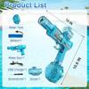 Electric Flame Water Gun, Pulse Jet Squirt Gun with LED Flash And USB-C Charging, 40Ft Long-Range Rapid-Fire Water Blaster, for Kids And Adults, Adult