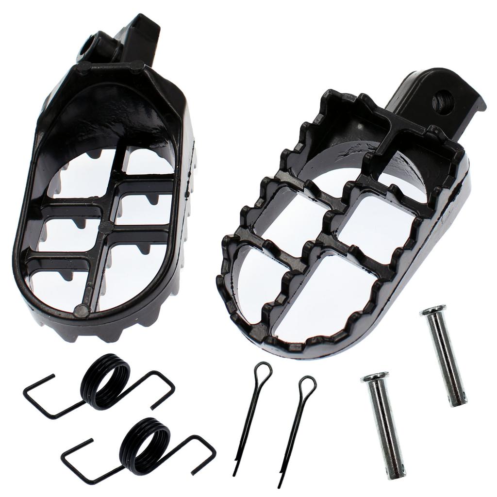 Foot Pegs Rest Footpegs Yamaha PW50 PW80 BW80 DT50 RT100 RT180 T225S TT225T TTR110 TTR50E TTR90 XT250 XT350 XT600 YZ125 YZ250